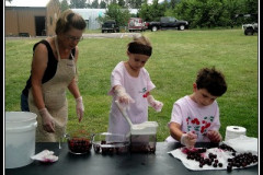 Even Kids Like To Pit Cherries